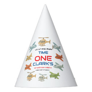 Airplane Boy 1st Birthday Party   Sky Theme  Hat