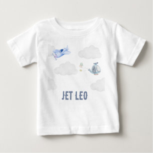 Airplane Boy Personalized T-Shirt for Kid