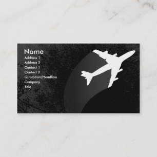 Airplane Business Card