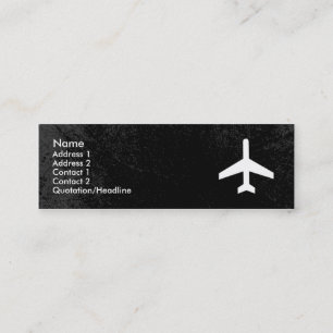 Airplane Business Card template