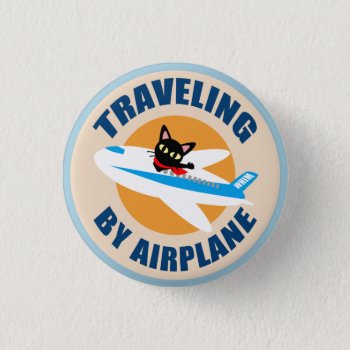 Airplane Button by BATKEI at Zazzle