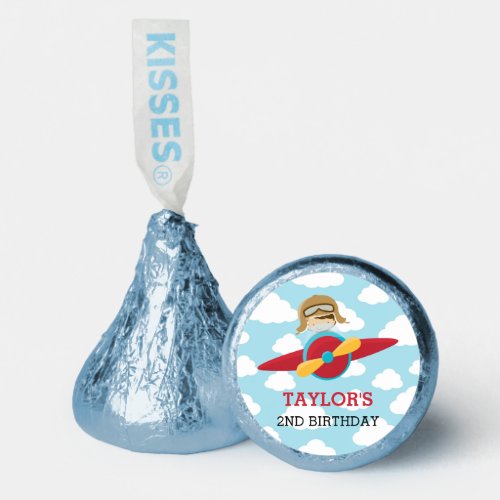 Airplane Candy Favor _ Boy Pilot Hershey Kisses