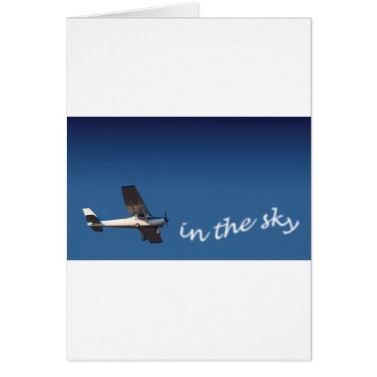 Airplane card (Front)