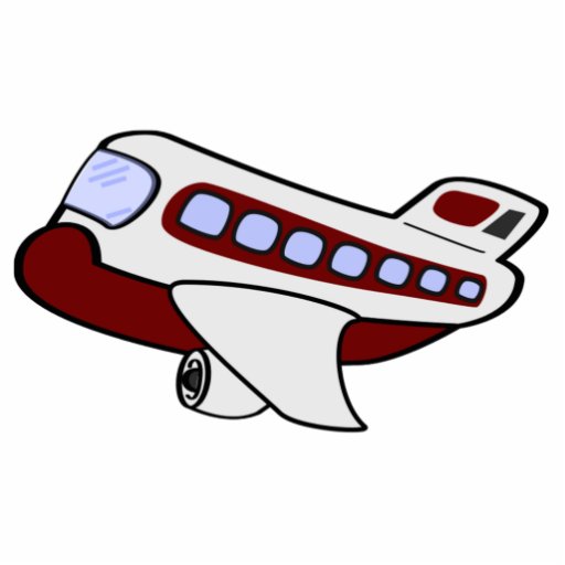 Airplane Cartoon Cut Out | Zazzle