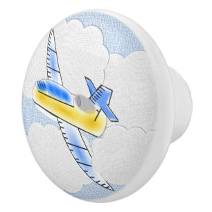 Airplane Ceramic Knob