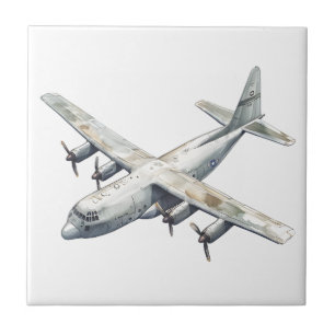 Airplane Ceramic Tile