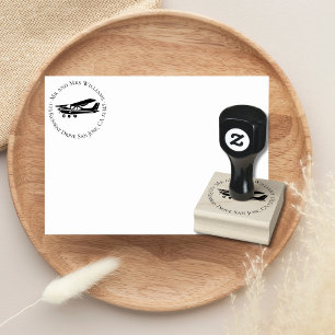 Airplane Cessna Pilot Aviation Rubber Stamp
