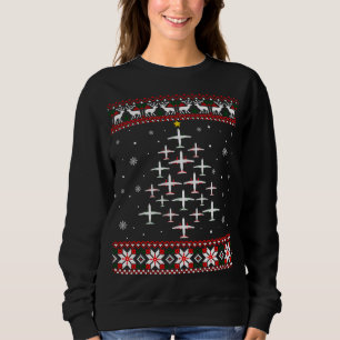 Airplane Christmas Funny Ugly Xmas Sweater