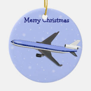 Airplane Christmas Ornaments