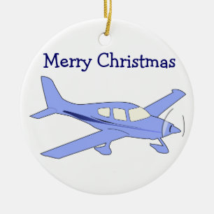Airplane Christmas Ornaments