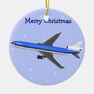 Airplane Christmas Ornaments