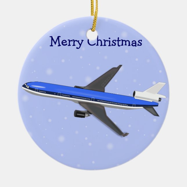 Airplane Christmas Ornaments (Front)