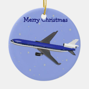 Airplane Christmas Ornaments