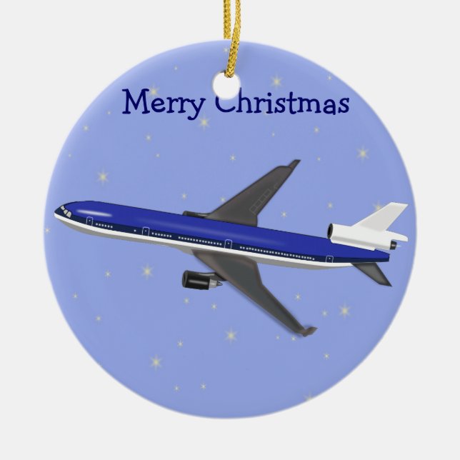 Airplane Christmas Ornaments (Front)