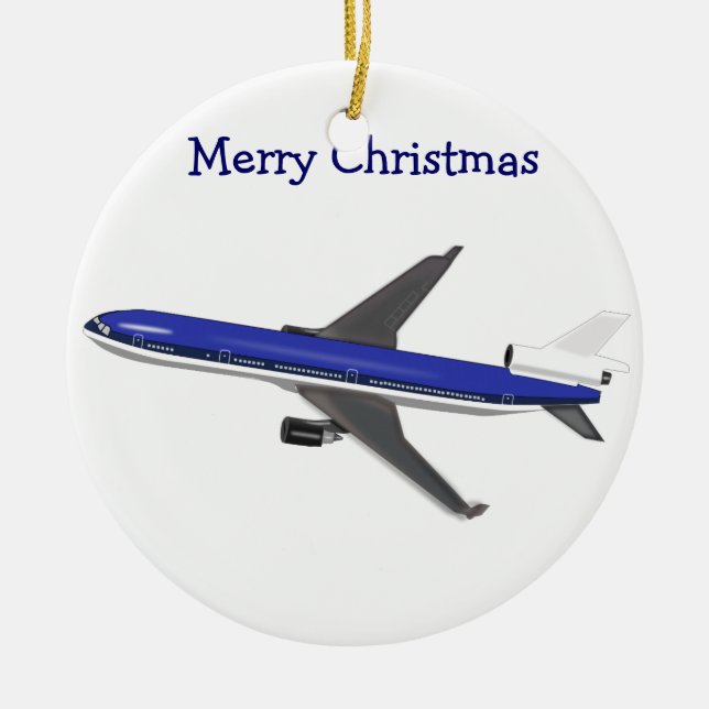 Airplane Christmas Ornaments (Front)