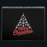 Airplane Christmas Tree Pilot Calendar<br><div class="desc">Airplane Christmas Tree Pilot</div>