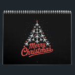 Airplane Christmas Tree Pilot Calendar<br><div class="desc">Airplane Christmas Tree Pilot</div>