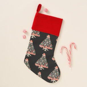 Airplane Christmas Tree Pilot Xmas Holiday Family Christmas Stocking