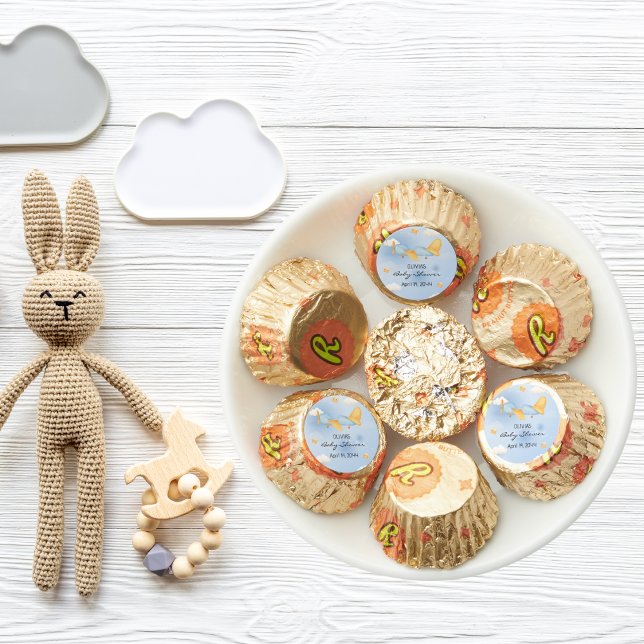 Airplane,Clouds & Stars, Blue, Baby Boy,Cute  Reese's Peanut Butter Cups (Creator Uploaded)