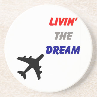 Airplane Coasting Dreams Drink Coaster