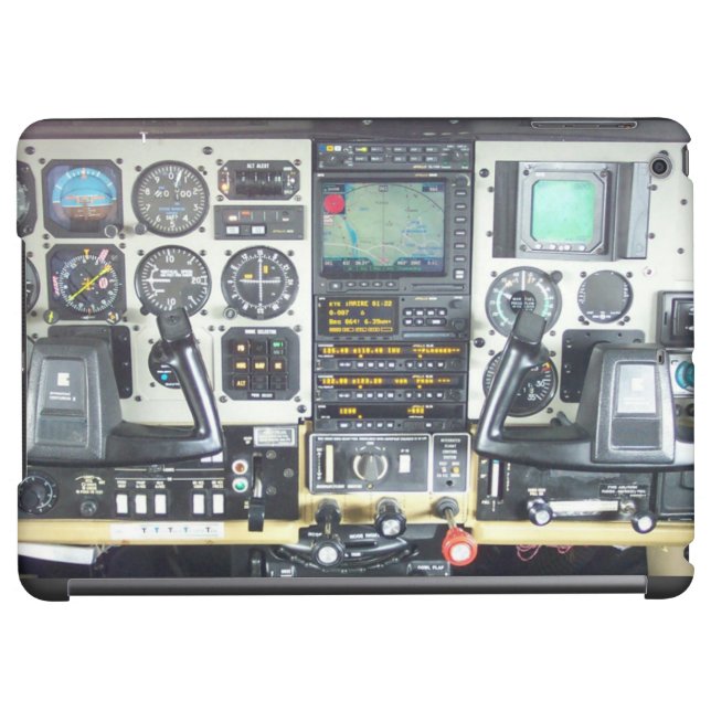Airplane cockpit iPad air cover (Back Horizontal)