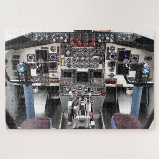 airplane cockpit jigsaw puzzle (Horizontal)
