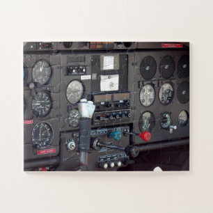 Airplane cockpit jigsaw puzzle