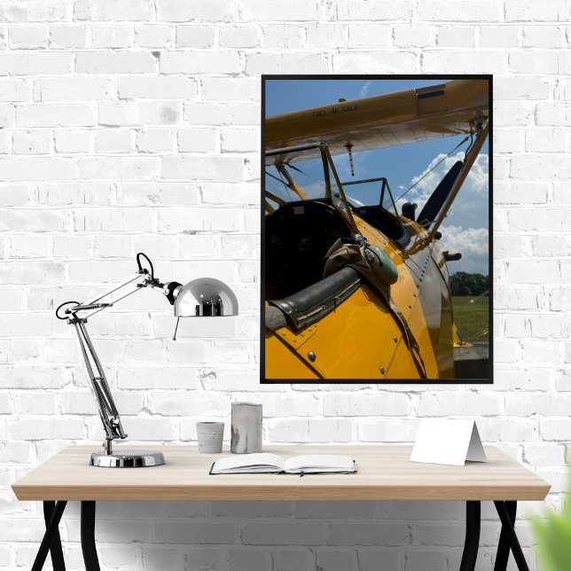 Airplane cockpit photo,Cool Aviation Pilot Dad Poster (Creator Uploaded)