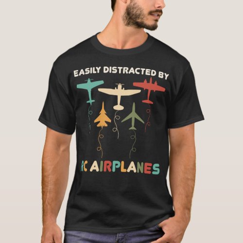 Airplane Collector RC Plane Pilot Aircraft T_Shirt