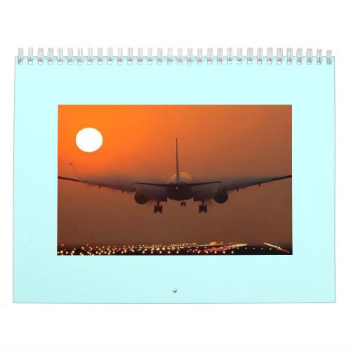 AIRPLANE Custom Printed Calendar