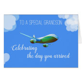 Airplane Day Adoption Green Airplane (Front Horizontal)