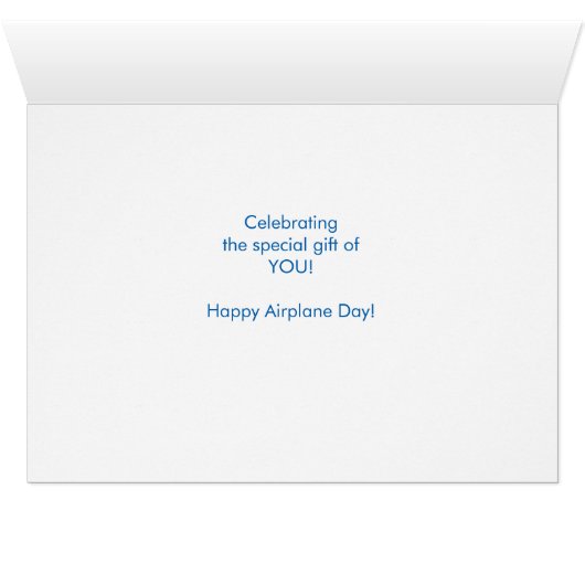 Airplane Day for GREAT GRANDSON Adoption with Gree (Inside Horizontal (Bottom))