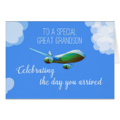 Airplane Day for GREAT GRANDSON Adoption with Gree (Front Horizontal)
