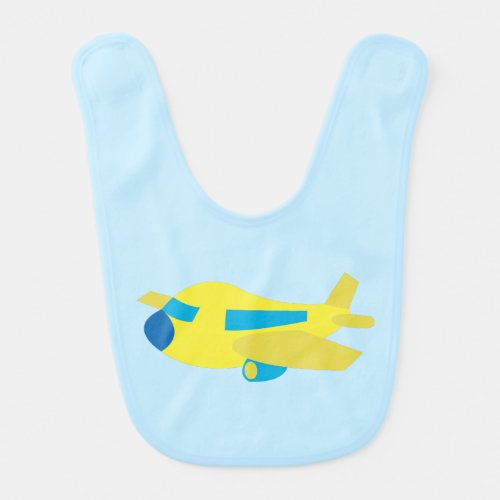 Airplane Design Baby Bib