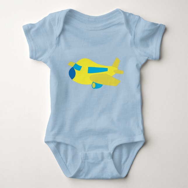 Airplane Design Baby Bodysuit (Front)