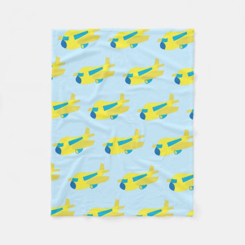 Airplane Design Fleece Blanket