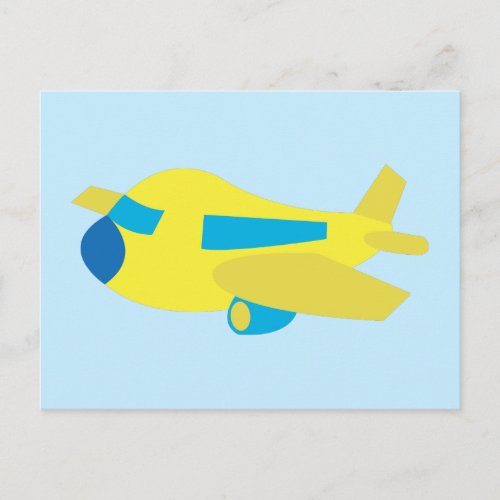 Airplane Design Postcard