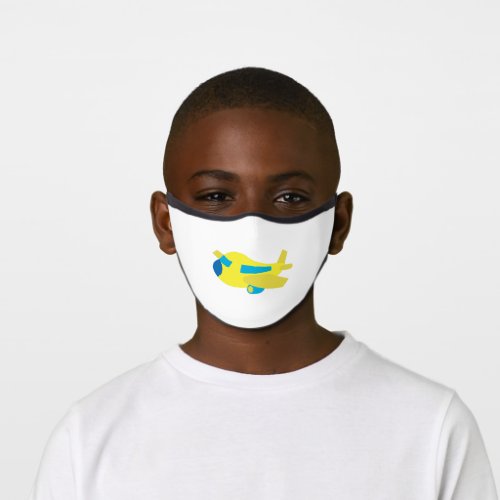 Airplane Design Premium Face Mask