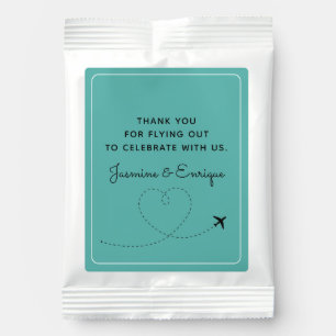 Airplane Destination Wedding Thank You Margarita Drink Mix