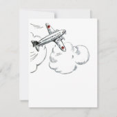 Airplane Drawing | Vintage Illustration (Front)