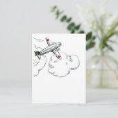 Airplane Drawing | Vintage Illustration (Standing Front)