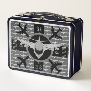 Airplane Edition Metal Lunch Box