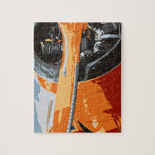 Airplane engine jigsaw puzzle (Vertical)