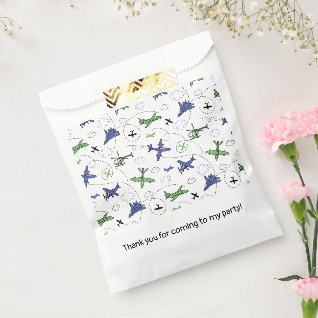 Airplane Favor Bag (Sealed)