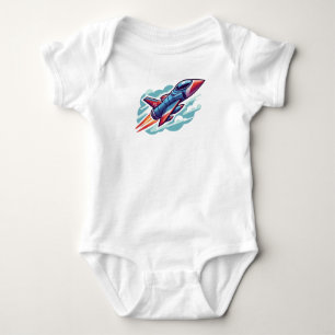 airplane/fighter jet baby bodysuit