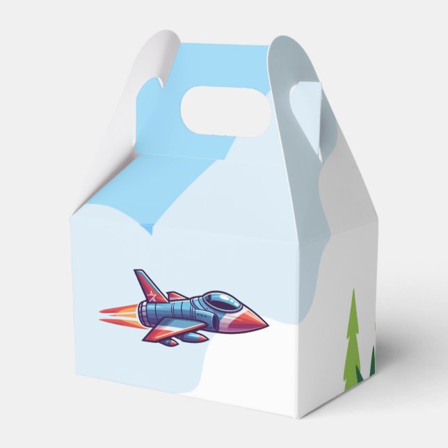 airplane/fighter jet favor boxes (Front Side)