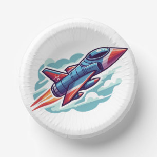 airplane/fighter jet paper bowls