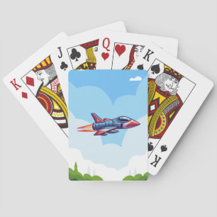 airplane/fighter jet poker cards
