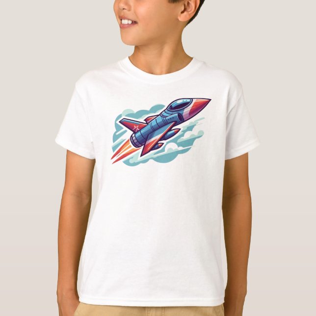 airplane/fighter jet T-Shirt (Front)
