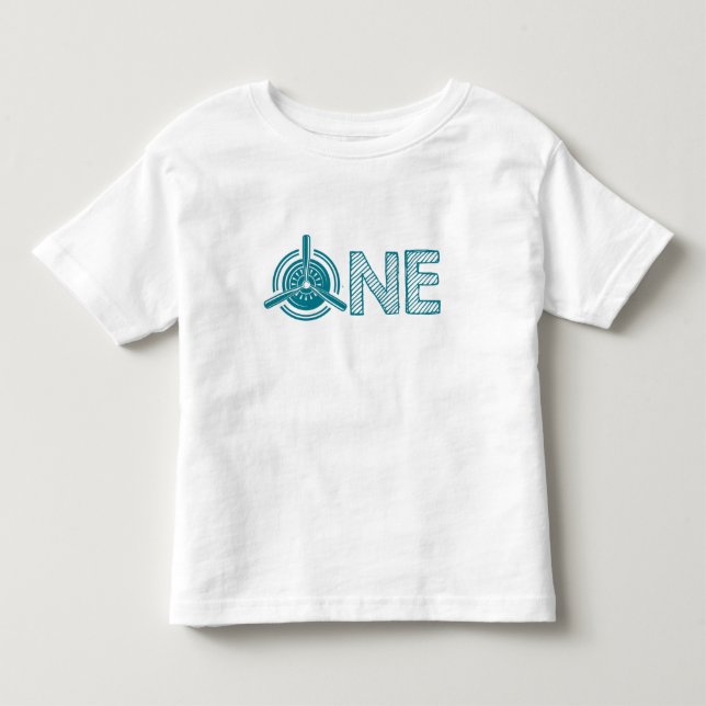 Airplane First Birthday Party Toddler T-shirt (Front)